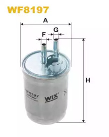 Фильтр топливный WIX WF8197