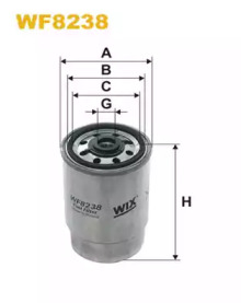 Фильтр топливный WIX WF8238