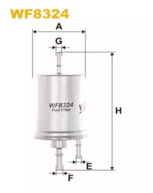 Фильтр топливный WIX WF8324