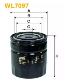 Фильтр масляный WIX WL7097