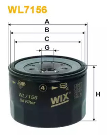 Фільтр оливи WIX WL7156