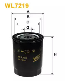Фільтр оливи WIX WL7219