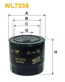 Фільтр оливи WIX WL7235