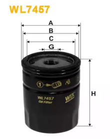 Фільтр оливи WIX WL7457