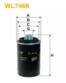Фільтр оливи WIX WL7466
