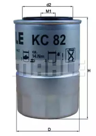 Фильтр топливный MAHLE KC 82D