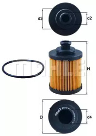 Фільтр оливи KNECHT OX 418D