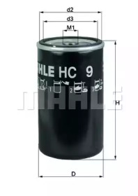Фильтр гидравлический MAHLE HC 9