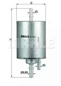 Фильтр топливный MAHLE KL 570