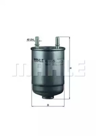 Фильтр топливный KNECHT KL 485/5D
