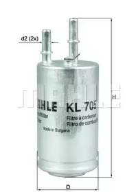 Фильтр топливный MAHLE KL 705