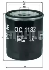 Фільтр оливи KNECHT OC 1182