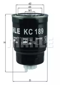 Фільтр палива MAHLE KC 189