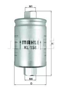 Фильтр топливный MAHLE KL 158