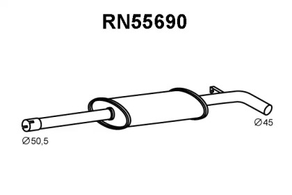 Амортизатор VENEPORTE RN55690