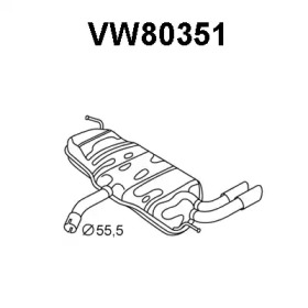 Амортизатор VENEPORTE VW80351