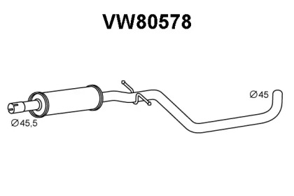 Амортизатор VENEPORTE VW80578