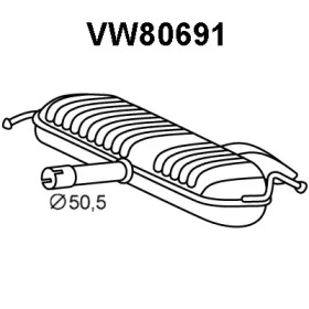 Амортизатор VENEPORTE VW80691