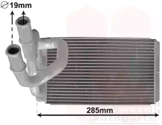Радиатор отопителя VAN WEZEL 13006373