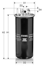 Фильтр топливный TECNECO FILTERS GS735/1
