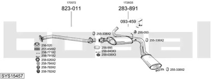 Глушитель BOSAL SYS15457