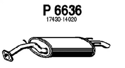Амортизатор FENNO STEEL P6636
