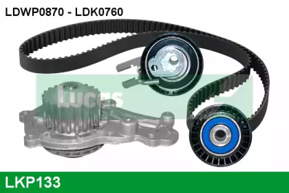 Комплект водяного насоса / зубчатого ремня LUCAS ENGINE DRIVE LKP133