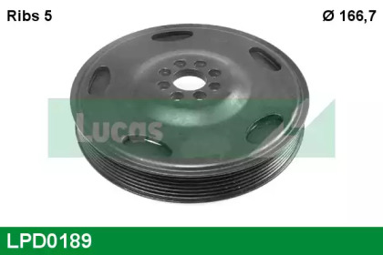 Ременный шкив LUCAS ENGINE DRIVE LPD0189