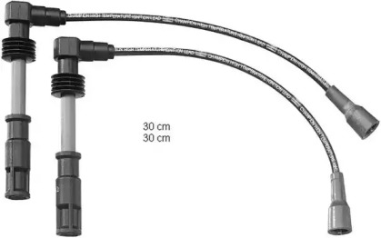 Провода зажигания высоковольтные комплект CHAMPION CLS057