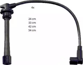 Провода зажигания высоковольтные комплект CHAMPION CLS094