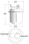 Фильтр топливный CHAMPION L207.606