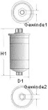 Фильтр топливный CHAMPION L219.606