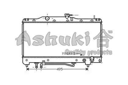Патрубок ASHUKI T780-05