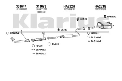 Глушитель KLARIUS 420156U