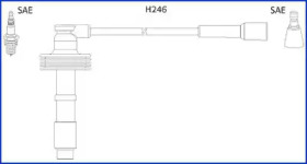 Дроти запалювання високовольтні комплект HUCO / HITACHI 134560