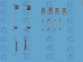 Монтажний комплект гальмівних колодок ERT 310030