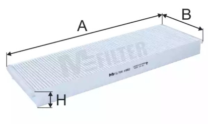 Фильтр воздуха салона MFILTER K 952
