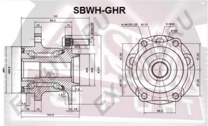 Ступица колеса ASVA SBWH-GHR