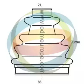 Комплект пыльника ODM-MULTIPARTS 21-990147