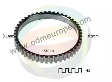 Зубчатый диск импульсного датчика ODM-MULTIPARTS 26-150004