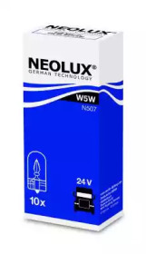 Лампа W5W W2.1x9.5d 24В NEOLUX N507