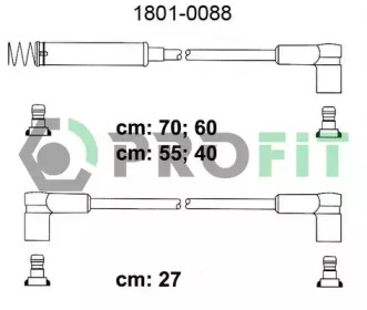 Провода зажигания высоковольтные комплект PROFIT 1801-0088