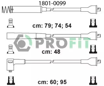 Провода зажигания высоковольтные комплект PROFIT 1801-0099