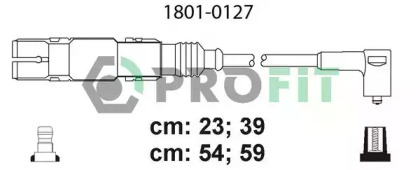 Провода зажигания высоковольтные комплект PROFIT 1801-0127