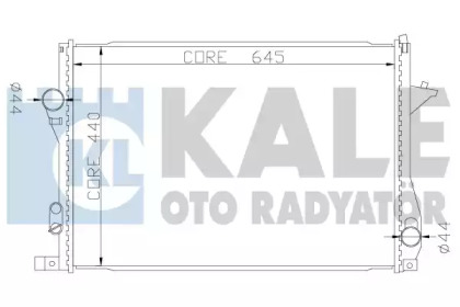 Радиатор охлаждения KALE OTO RADYATOR 341915