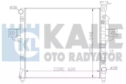 Радиатор охлаждения KALE OTO RADYATOR 342085