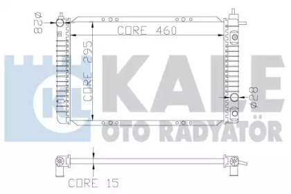 Радиатор охлаждения KALE OTO RADYATOR 342260