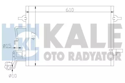 Радіатор кондиціонера KALE OTO RADYATOR 342920