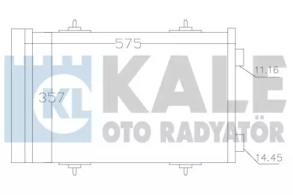 Радіатор кондиціонера KALE OTO RADYATOR 343090