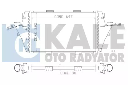 Теплообменник KALE OTO RADYATOR 346100